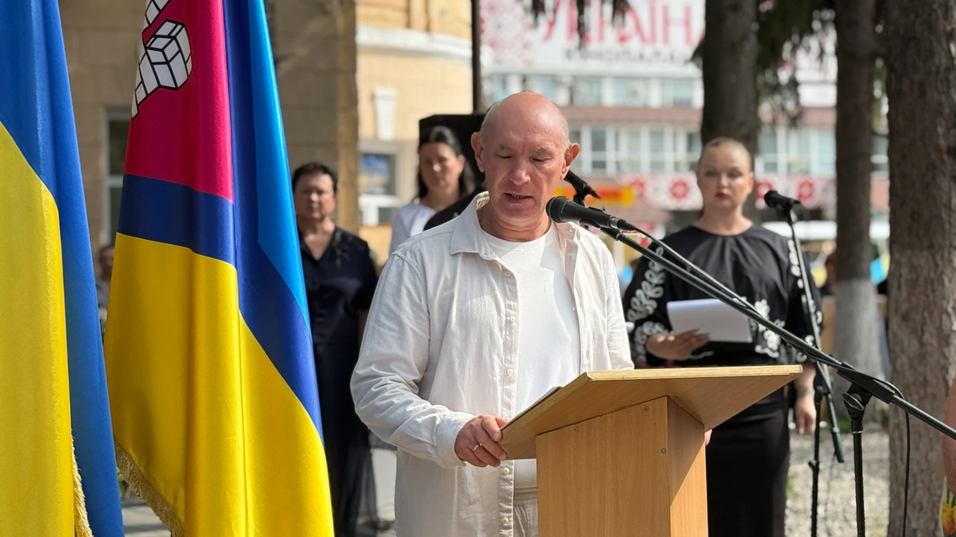 У Первомайську в День міста відбулося урочисте відкриття Алеї Слави