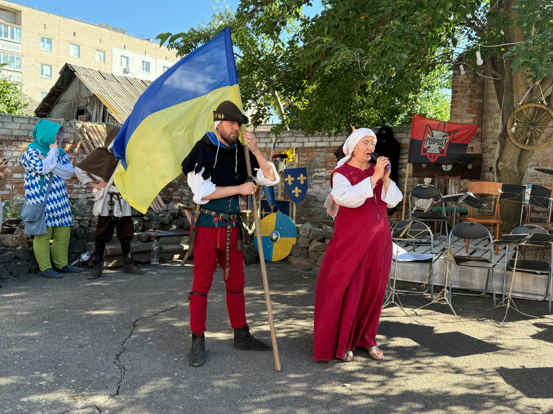 «Колесо історії»: у Первомайську втретє відбувся фестиваль середньовічної культури