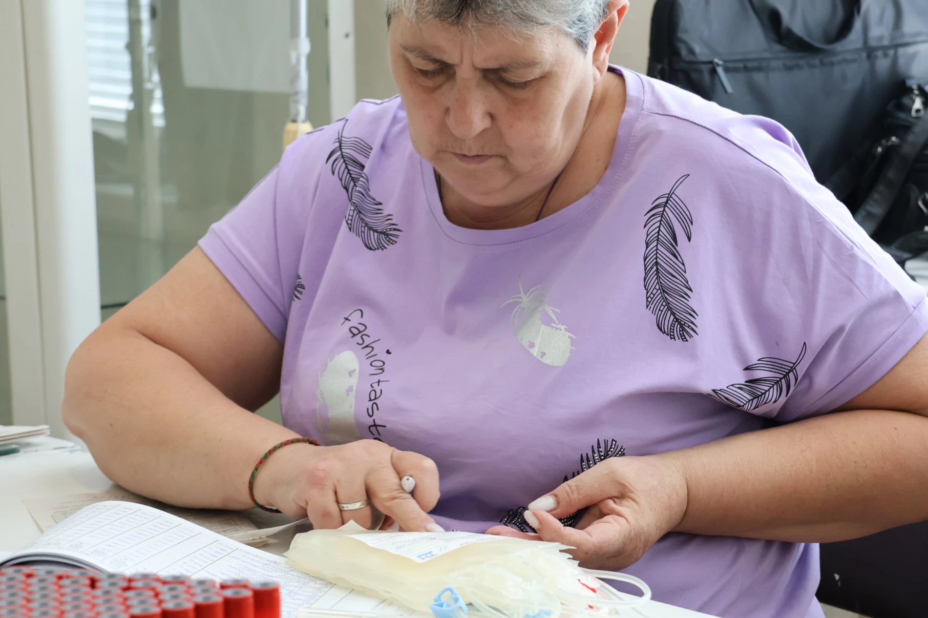 Як це було: серпневий виїзд мобільної бригади для забору крові до Первомайська. Фоторепортаж