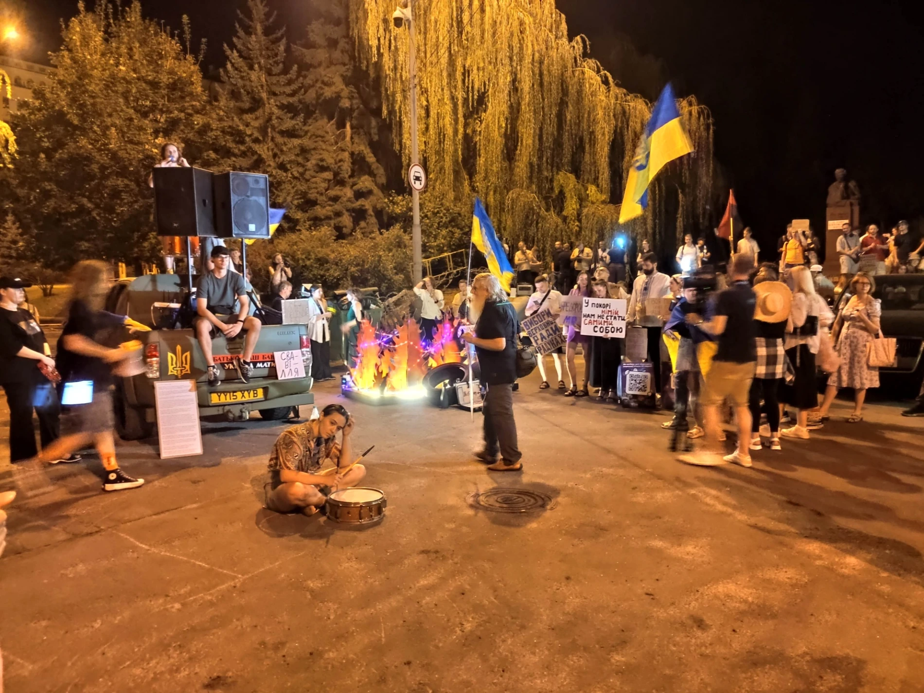 «Мені та моїй дитині в цій країні ще жити»: психологиня з Первомайська побувала на мітингу в Києві