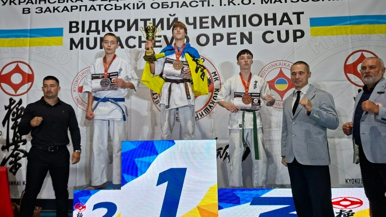 12 золотих медалей і срібло команди: чим запам’ятався первомайським каратистам Mukachevo Open Cup