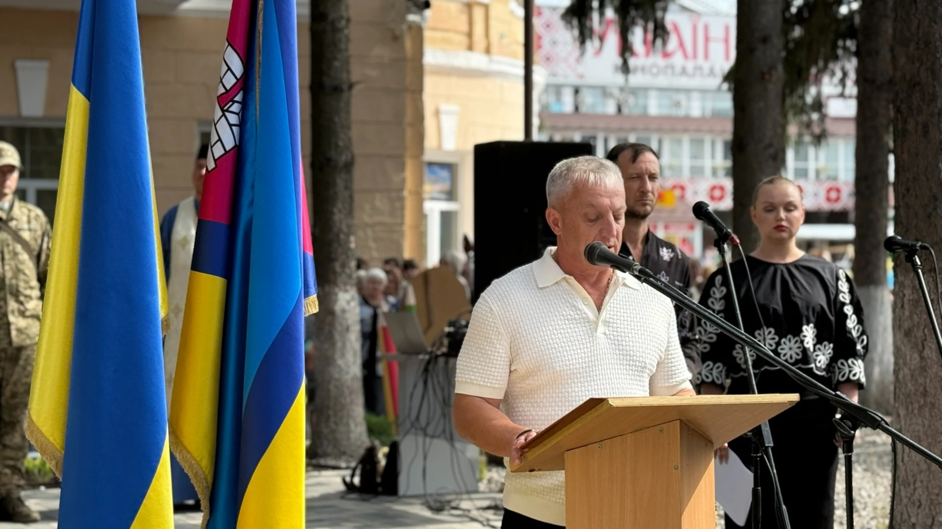 У Первомайську в День міста відбулося урочисте відкриття Алеї Слави