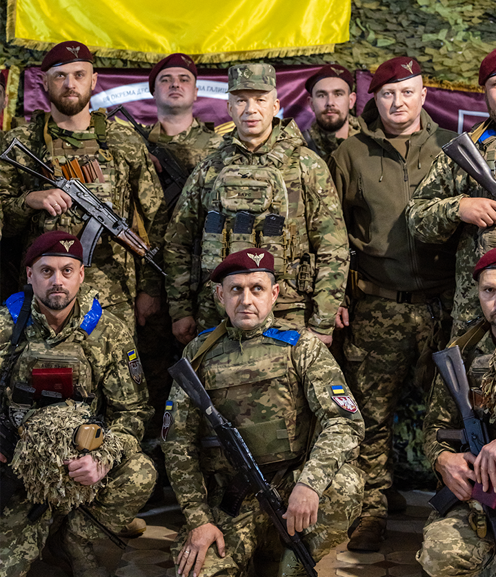 Державну нагороду Сергію Агатію вручив Головнокомандувач ЗСУ генерал Олександр Сирський