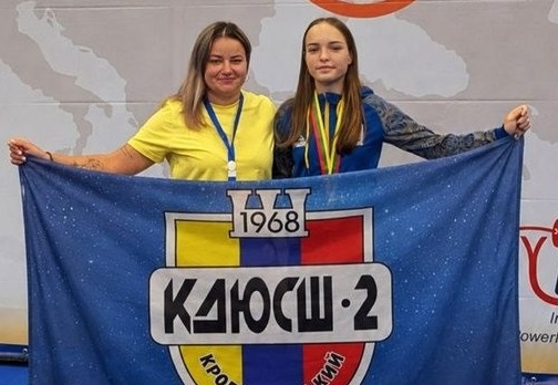 Юлія Бондаренко та Антоніна Фастовець після завершення змагань