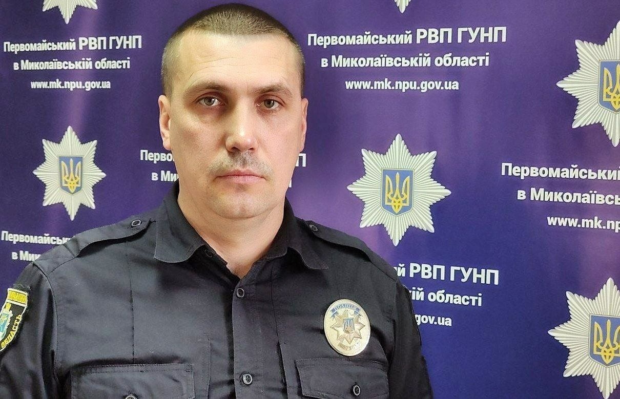 Начальник Первомайського районного відділу поліції ГУНП у Миколаївській області Володимир Лопатін