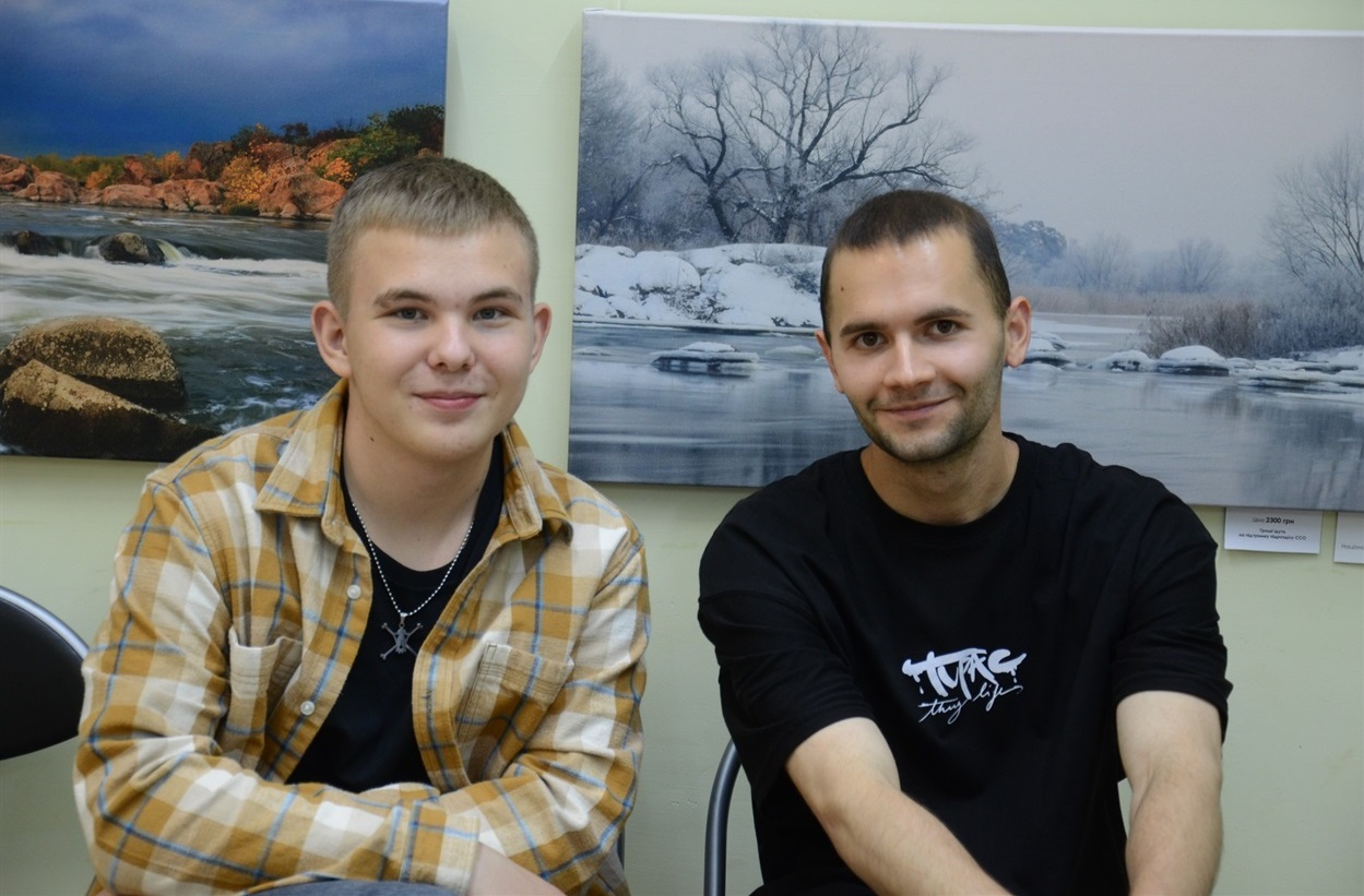 Павло та Максим на благодійному концерті в Первомайському краєзнавчому музеї