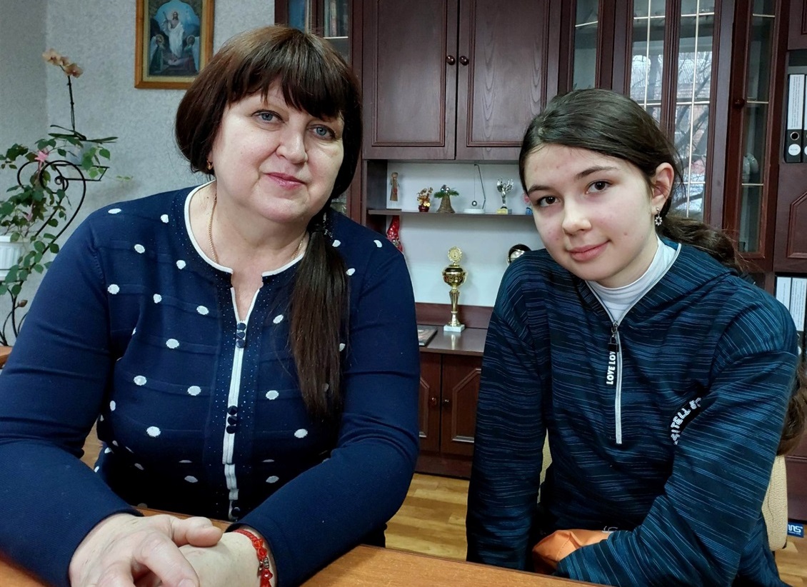 Наталія Качура та Соня Козлова первомайськ