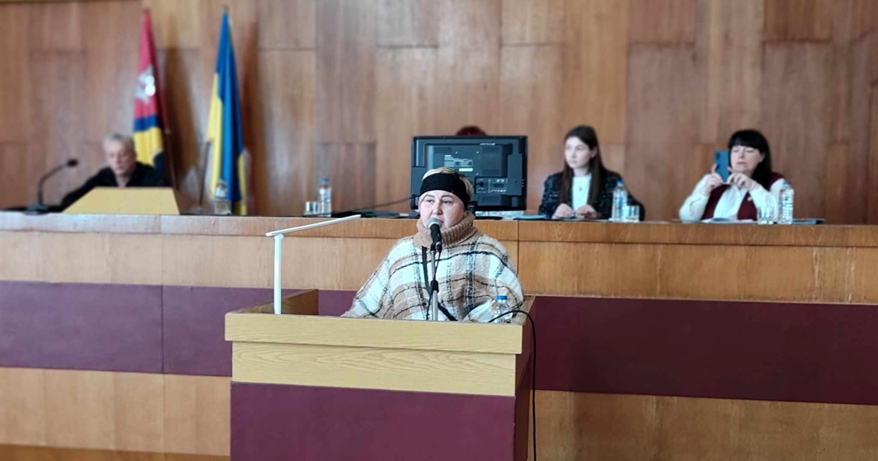 На сесії виступає Алла Пророк