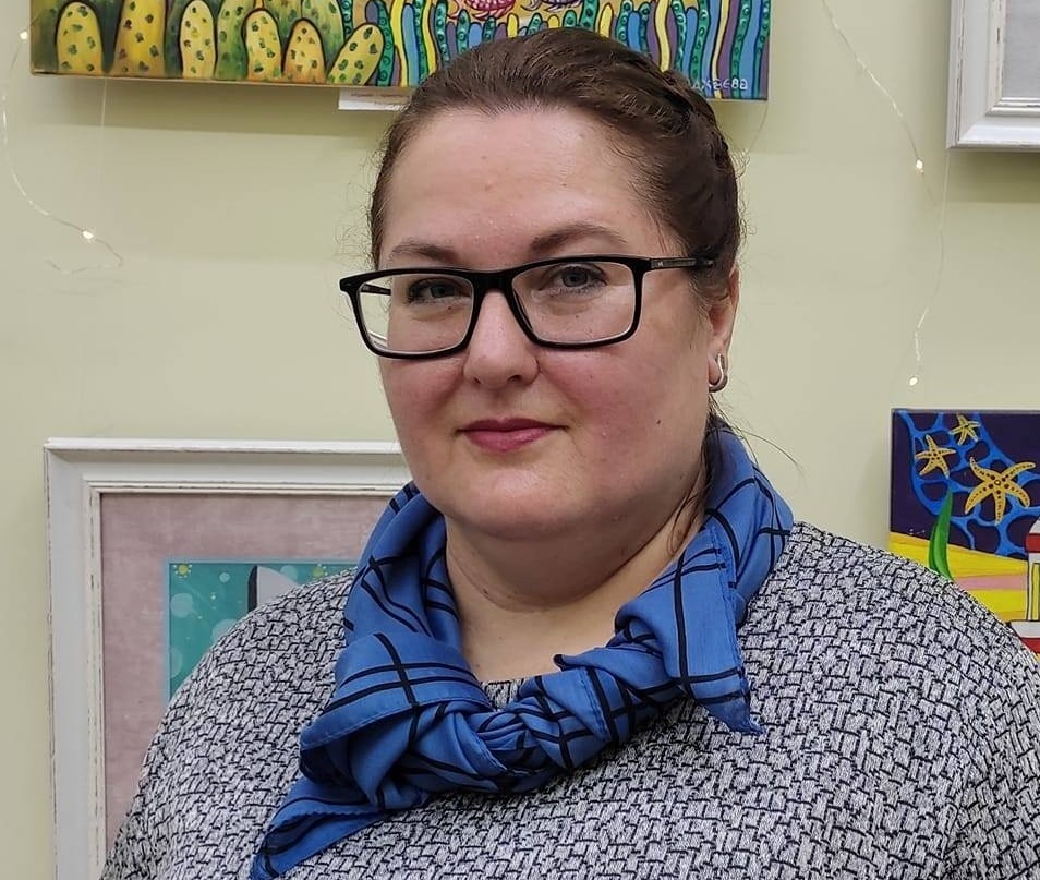 Галина Давидова, редакторка, Первомайськ