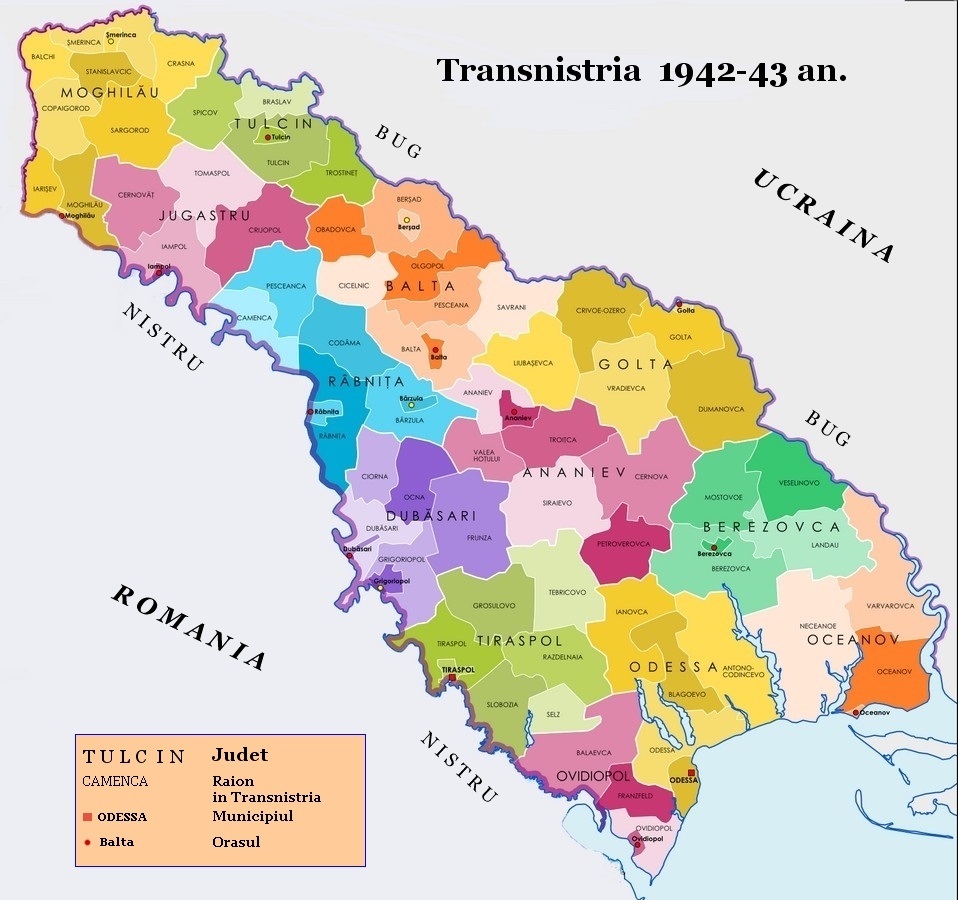 Розташування Губернаторства Трансністрія