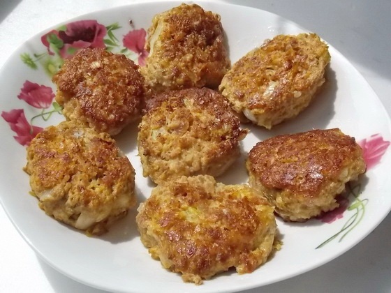 Котлети з кабачками
