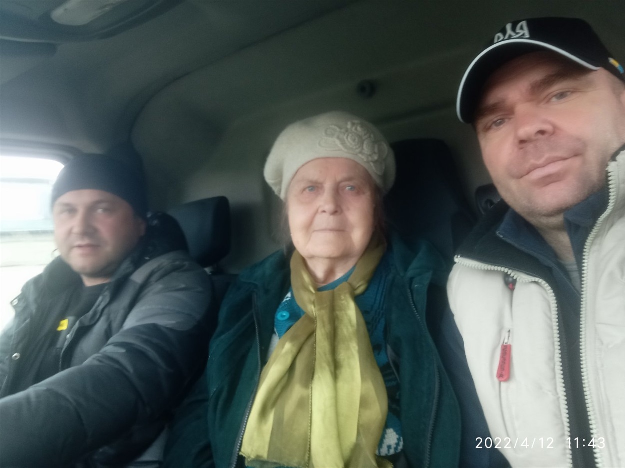 Ніна Миколаївна, 84-річна жителька Слов'янська, одна із евакуйованих