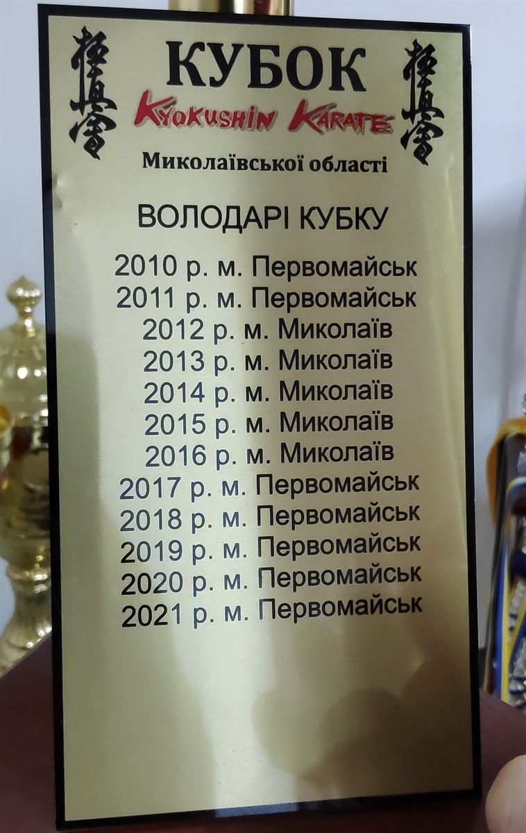 Перехідний Кубок Миколаївської області п'ять років поспіль тримає Первомайськ
