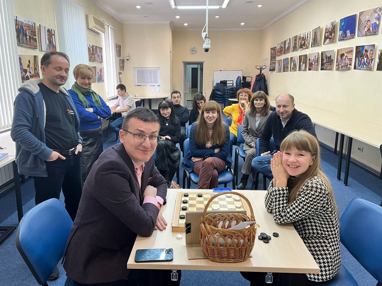 Благодійний турнір з шашок