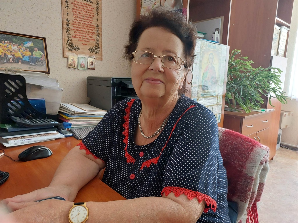 Тетяна Фролова – корінна первомайчанка, голова товариства для людей з інвалідністю і сама має статус людини з інвалідністю