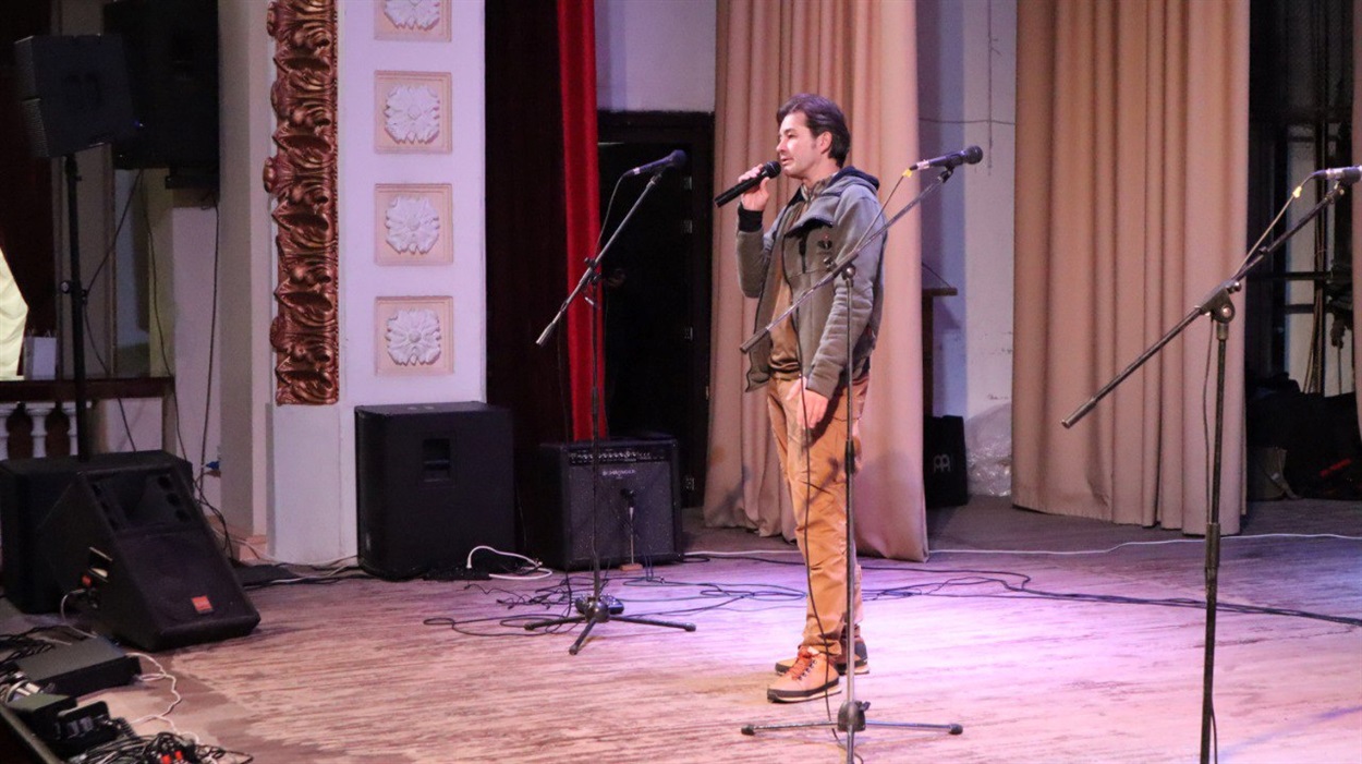 Євген Нищук виступає на ART FEST Вінграновський