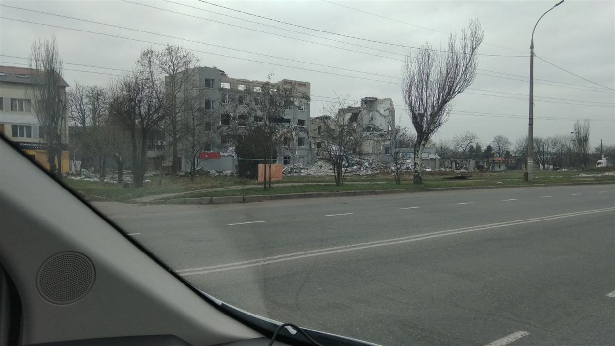 На вулицях Херсона, війна