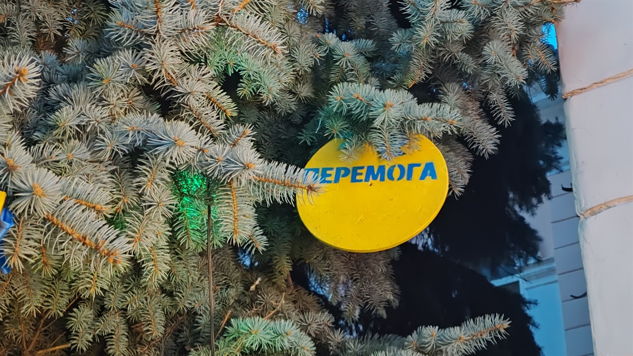 Ялинка у Первомайську, грудень 2023