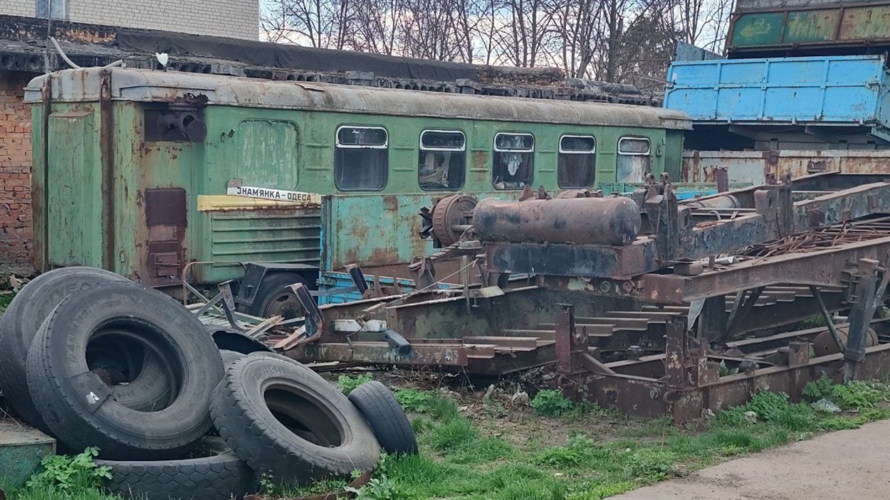 Неподалік місця, де колись була вузькоколійка