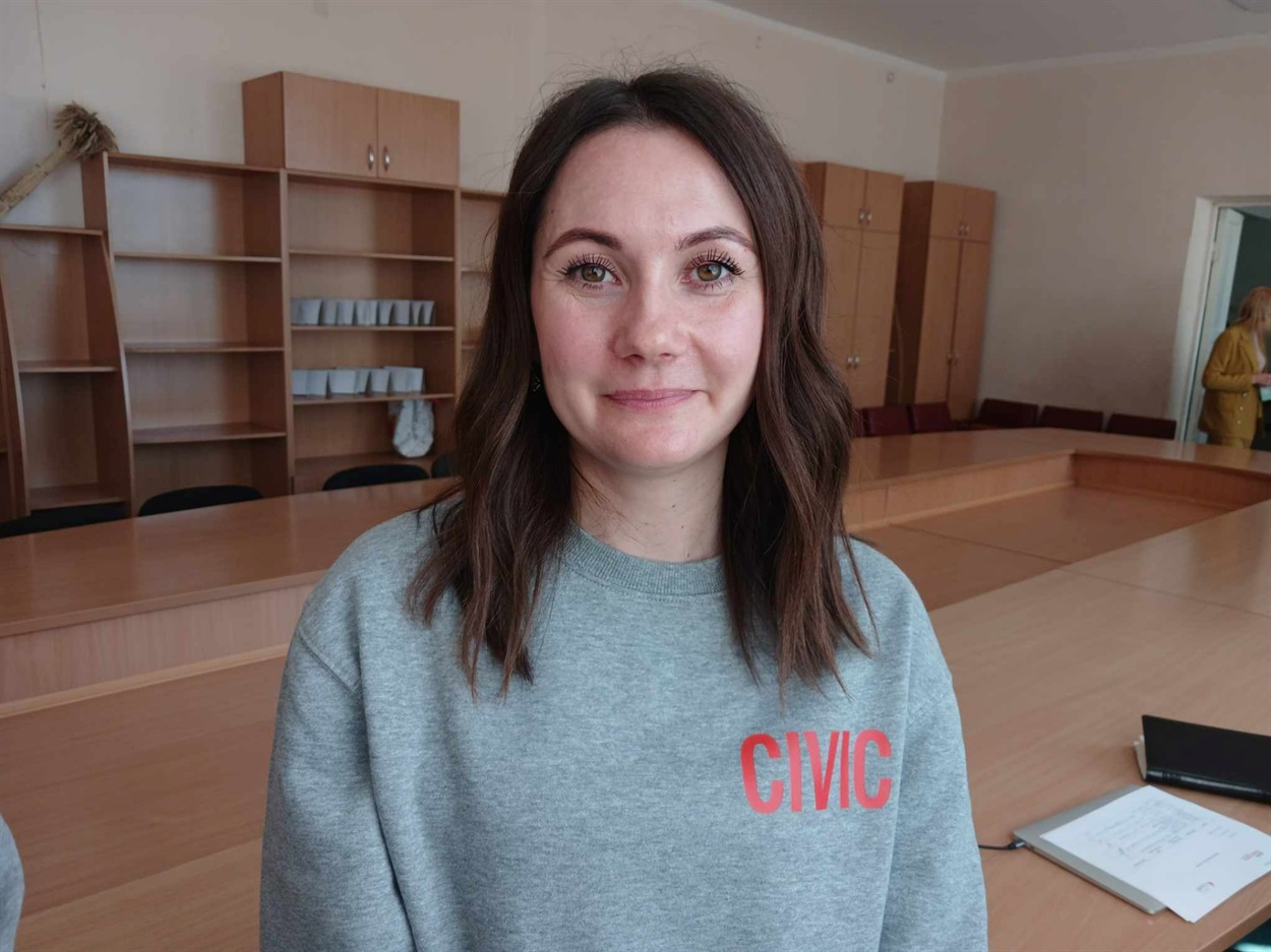 Любов Римша — фахівчиня CIVIC з питань захисту цивільного населення у Первомайську