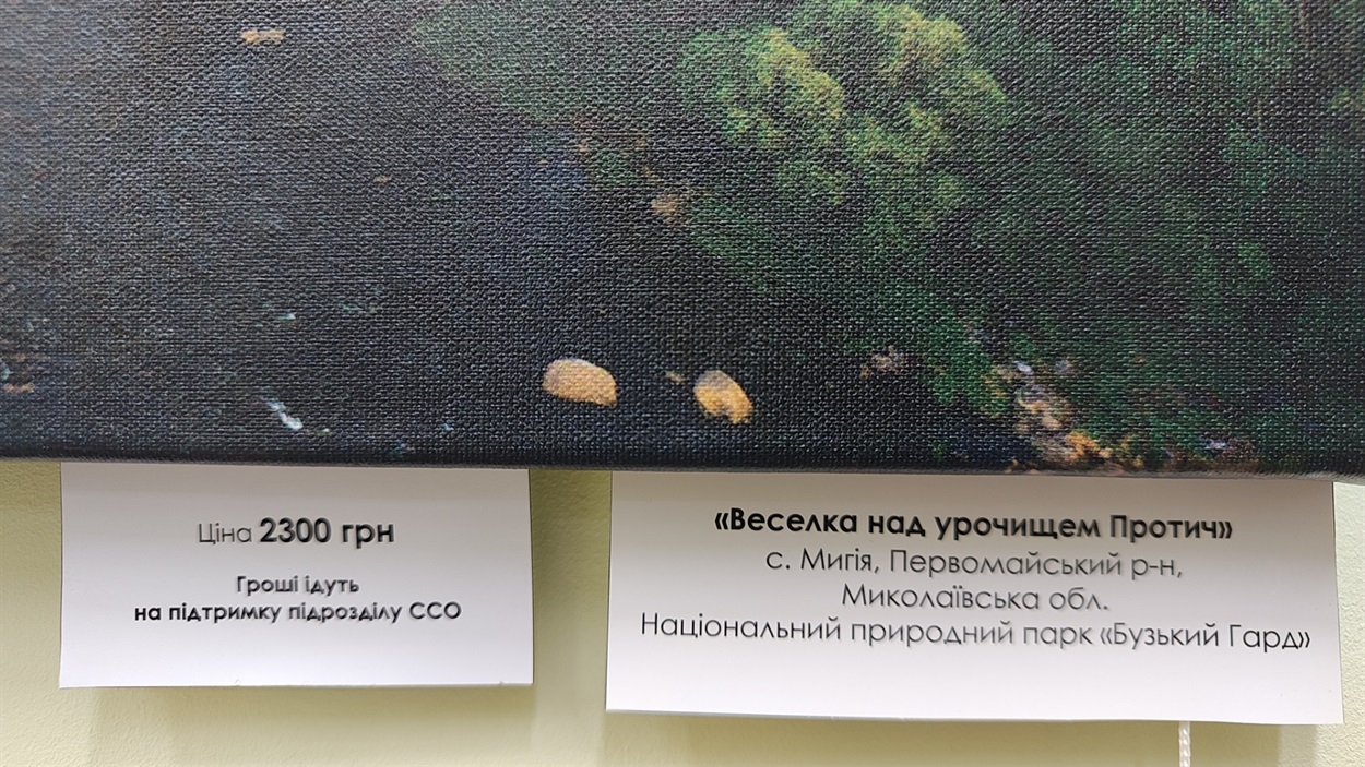 Фотокартини можна придбати та підтримати ЗСУ