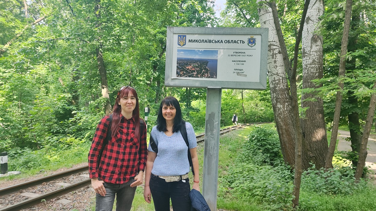 Письменниця Інна Іщук (праворуч) і Юлія Савва, журналістка Гарду