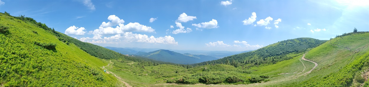 Панорама Карпат