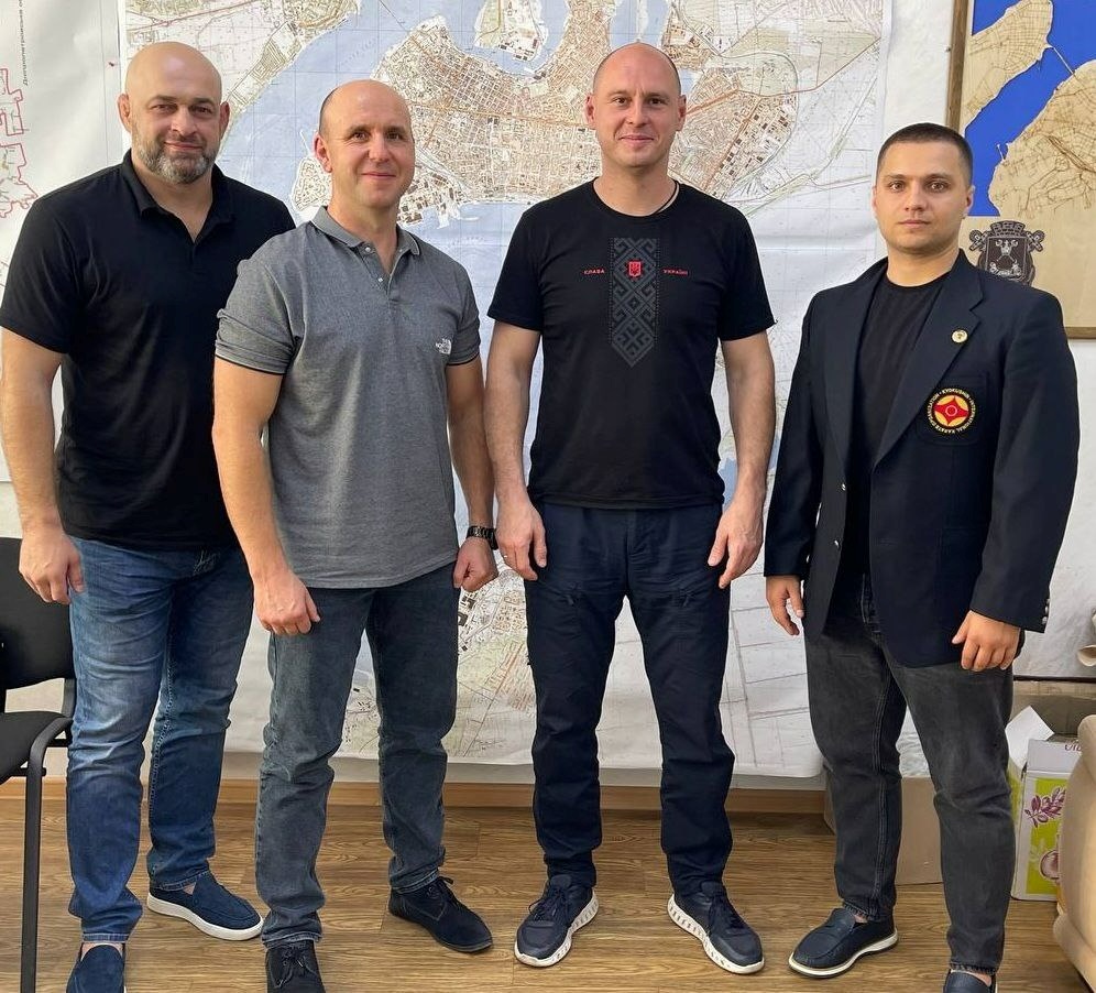 Зліва направо: Михайло Ніколаєв, Юрій Галімон, Георгій Решетілов, Заур Мамедов