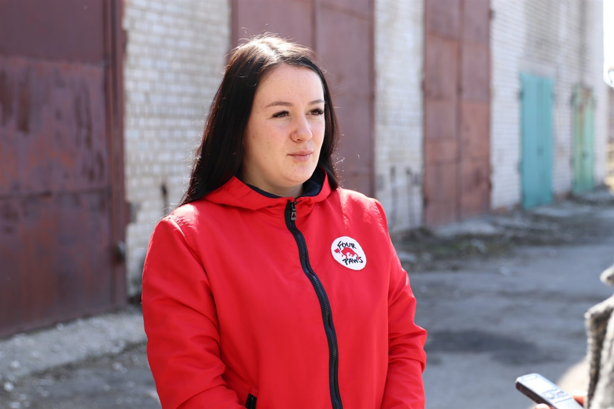 Олена Сушко у Тальному, Черкаська область. Міська влада пішла назустріч команді, організувавши необхідні умови для роботи