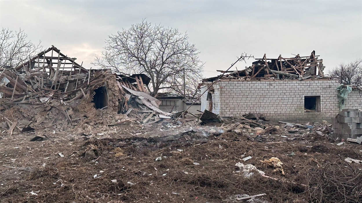 Пошкоджені будинки, 6 грудня 2024 року, Вознесенськ