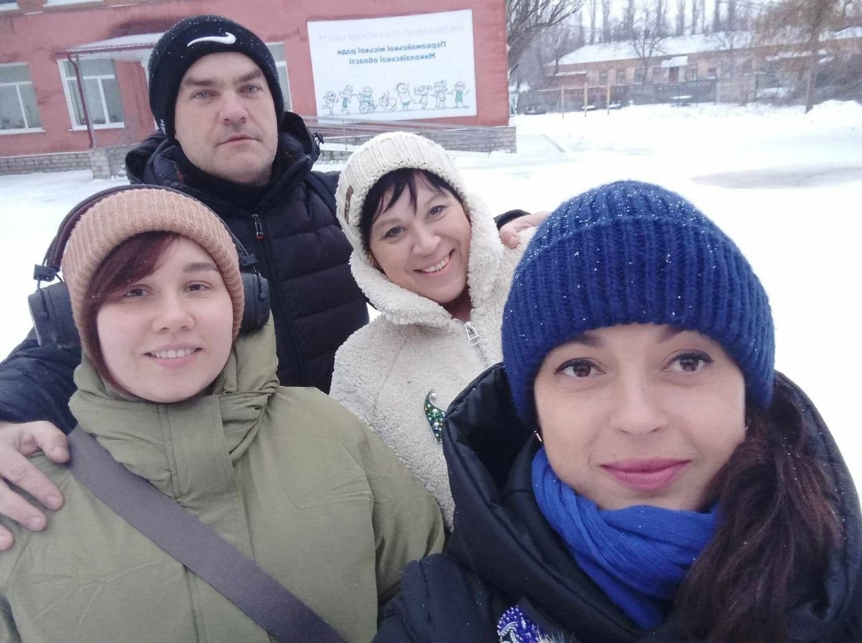 Вікторія з колегами