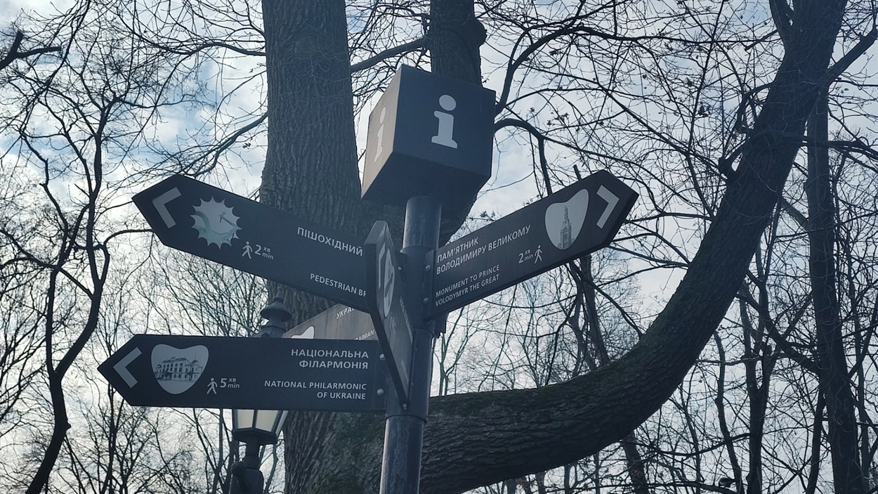 Вказівники у парку