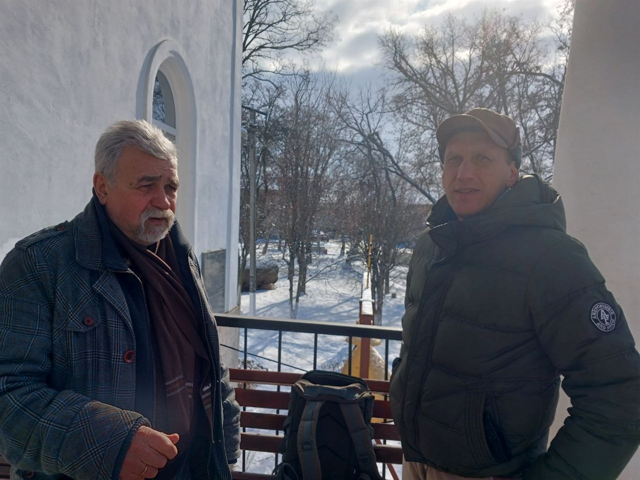 Сергій Осадчий та Дмитро Степаненко у Вільшанці