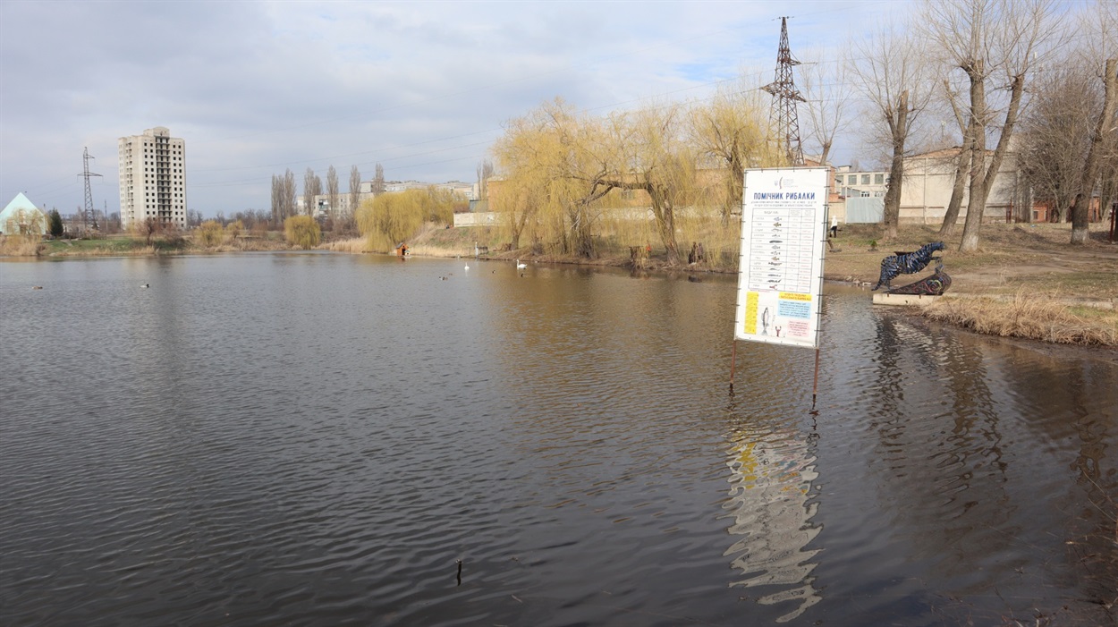 Помічник рибалки на ставку