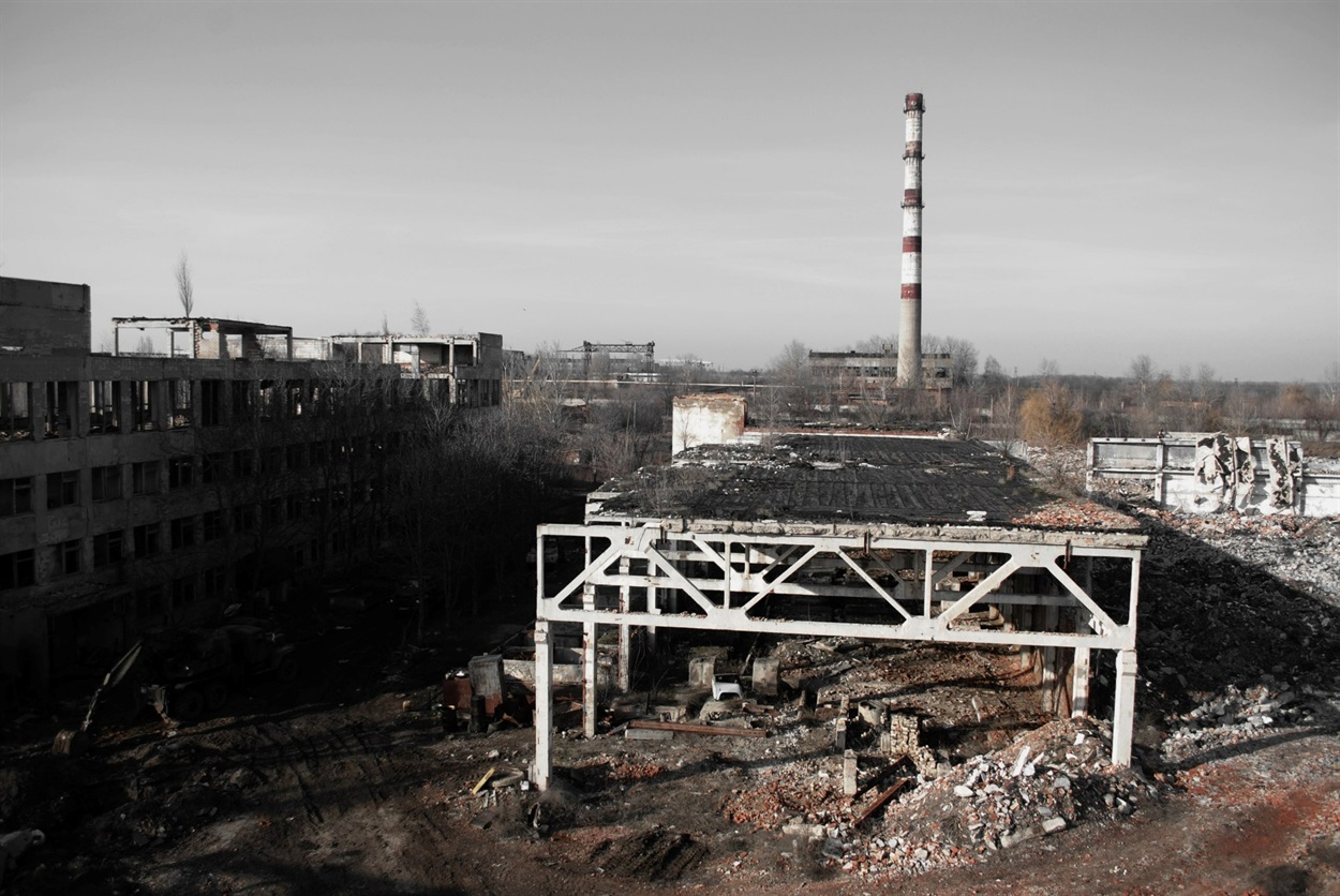 Колись у Первомайську був потужний м'ясокомбінат. Фото 2013 року 