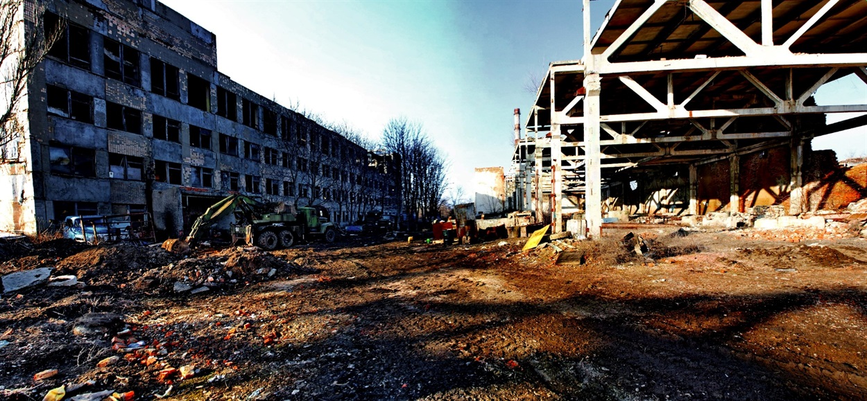 Залишки м'ясокомбінату у Первомайську, 2013 рік