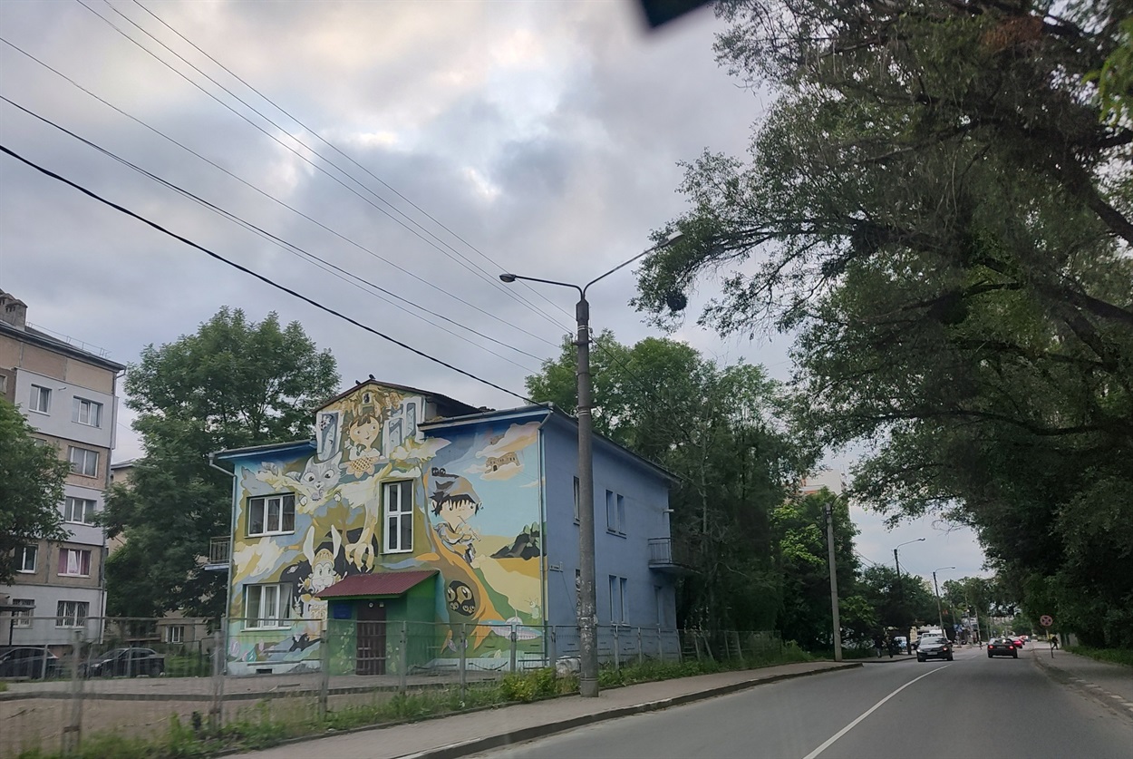 Стінопис у Франківську