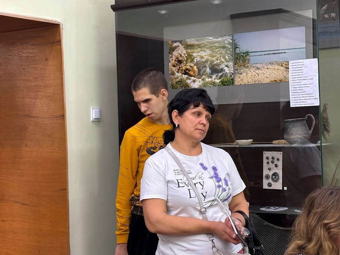 Пані Наталя з сином Дмитром переїхали до Первомайська з Каховки