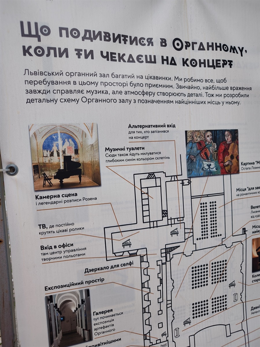 Що подивитися у Львівському органному залі