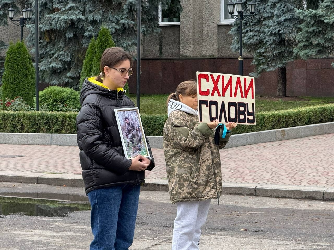 «Полон вбиває. Не мовчи»: у Первомайську знову нагадали про зниклих і полонених захисників
