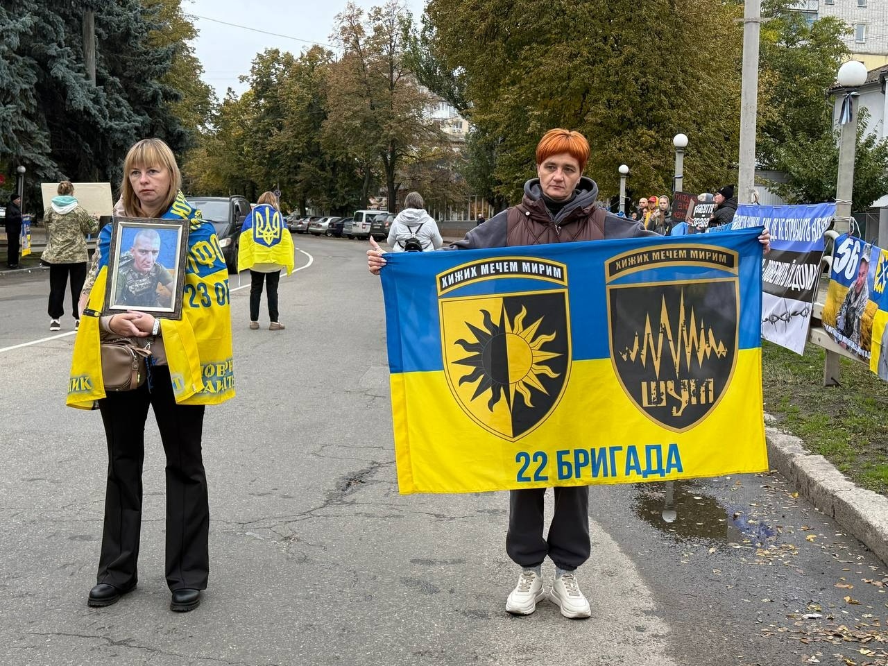 «Полон вбиває. Не мовчи»: у Первомайську знову нагадали про зниклих і полонених захисників