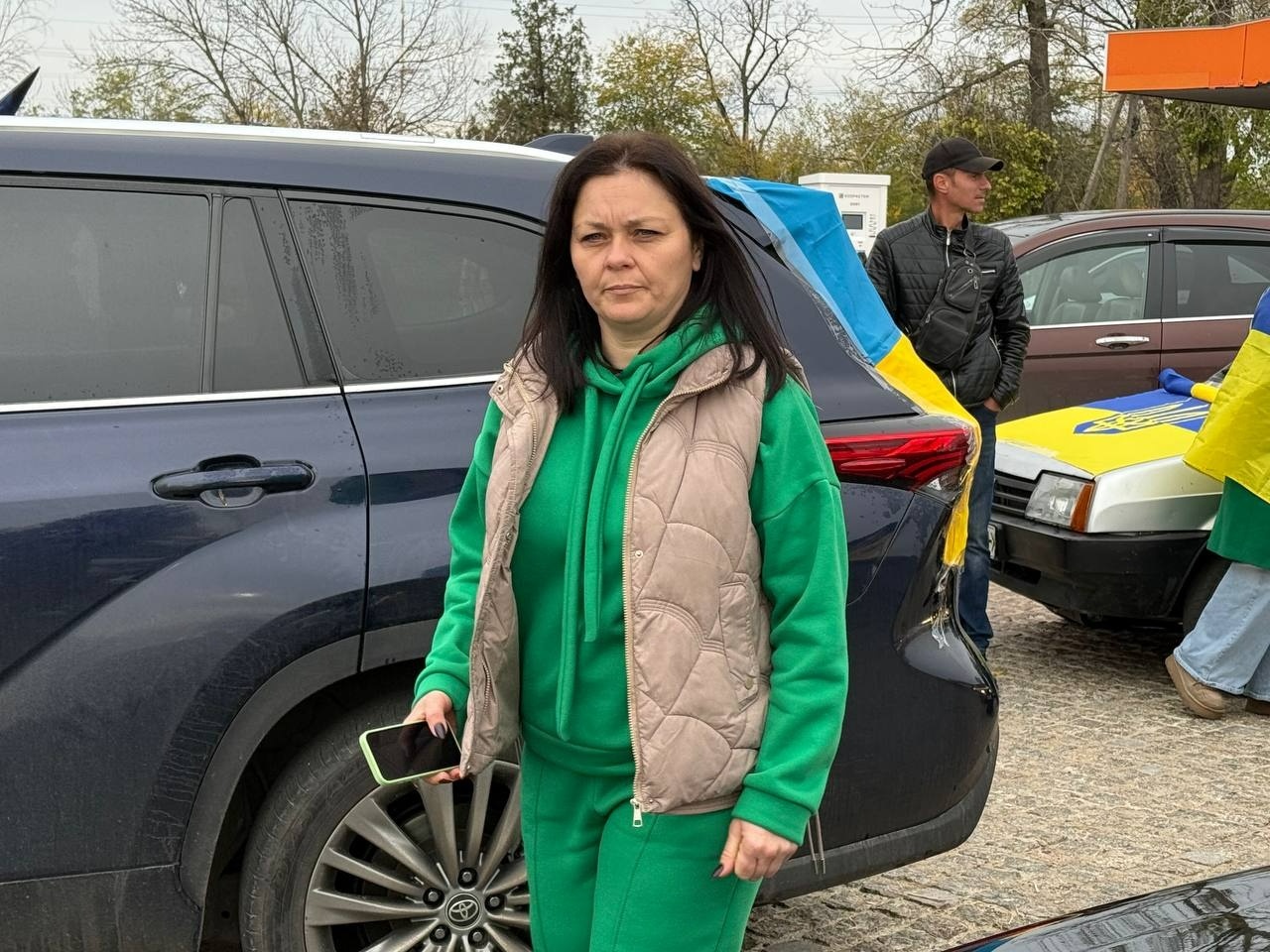 У Первомайську відбулися автопробіг та мирна акція на підтримку полонених і безвісти зниклих