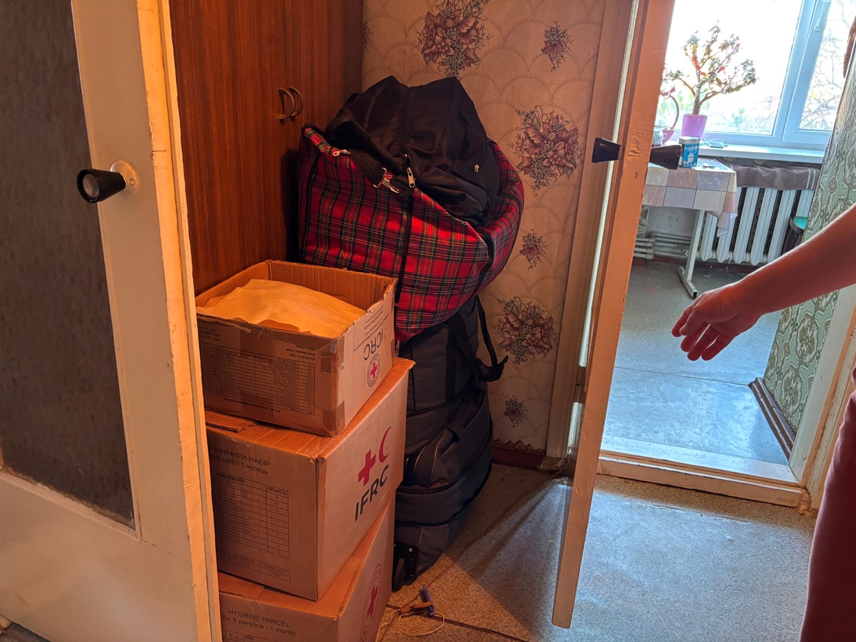 В цих сумках родина вивозила речі з окупації