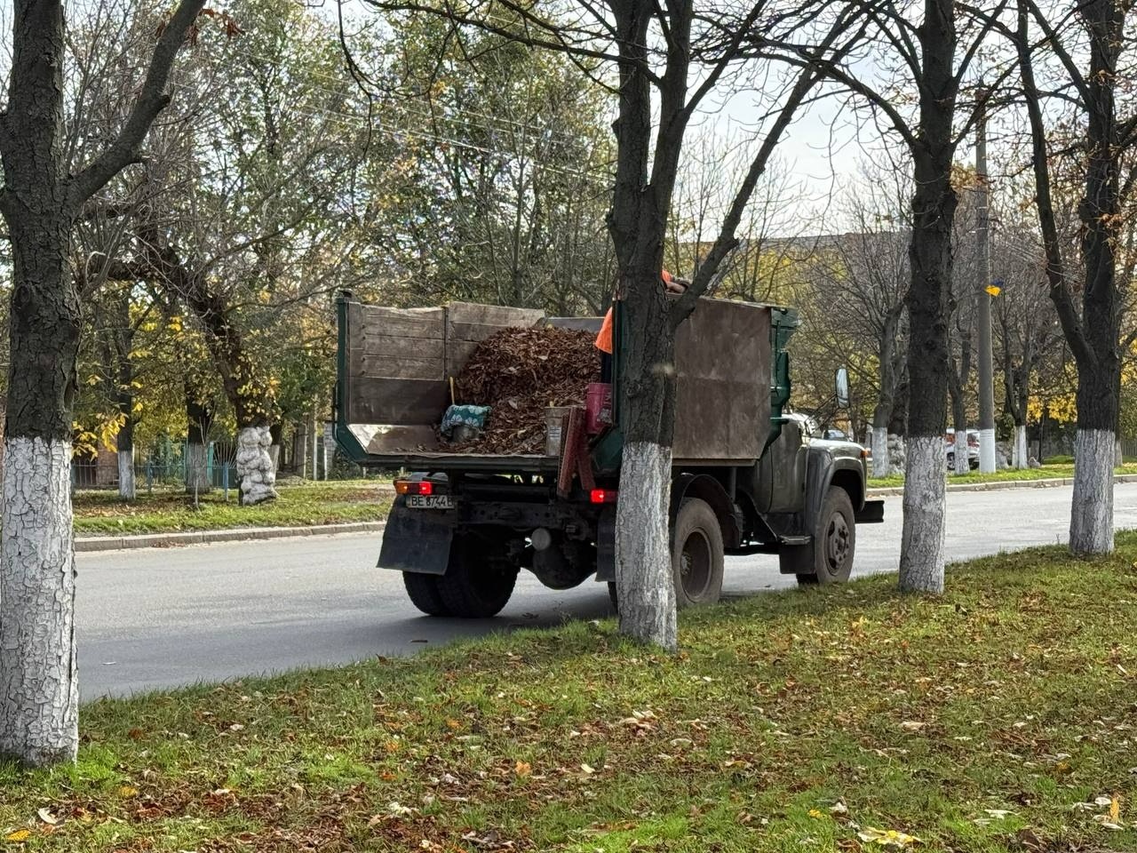 Осінь без диму: як Первомайськ долає проблему опалого листя