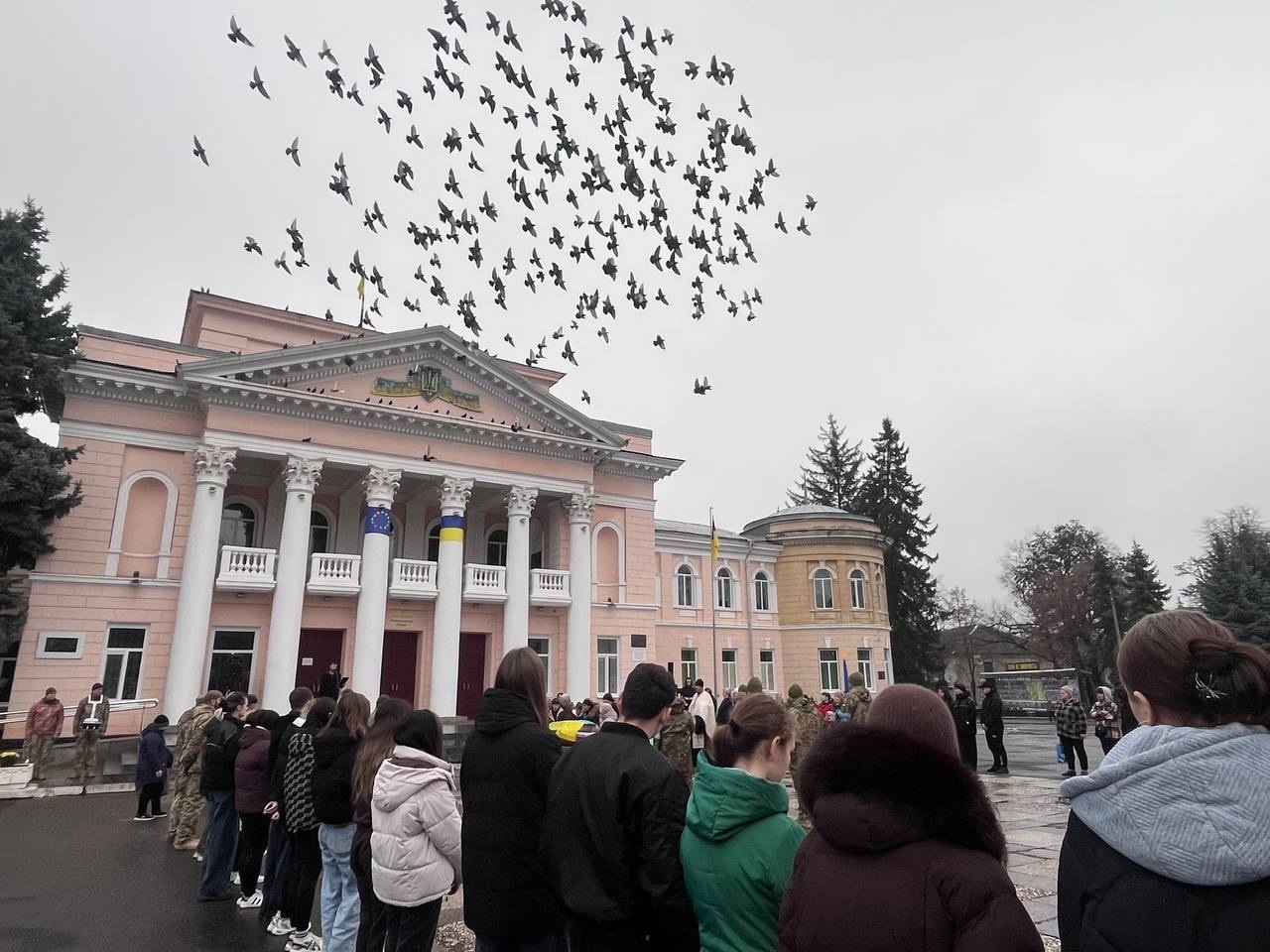 У Первомайську провели в останню путь захисника Олександра Антоніва