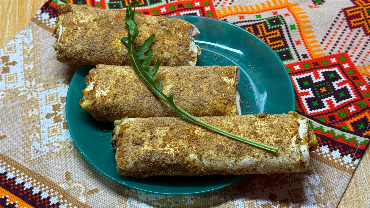 Лаваш у паніруванні