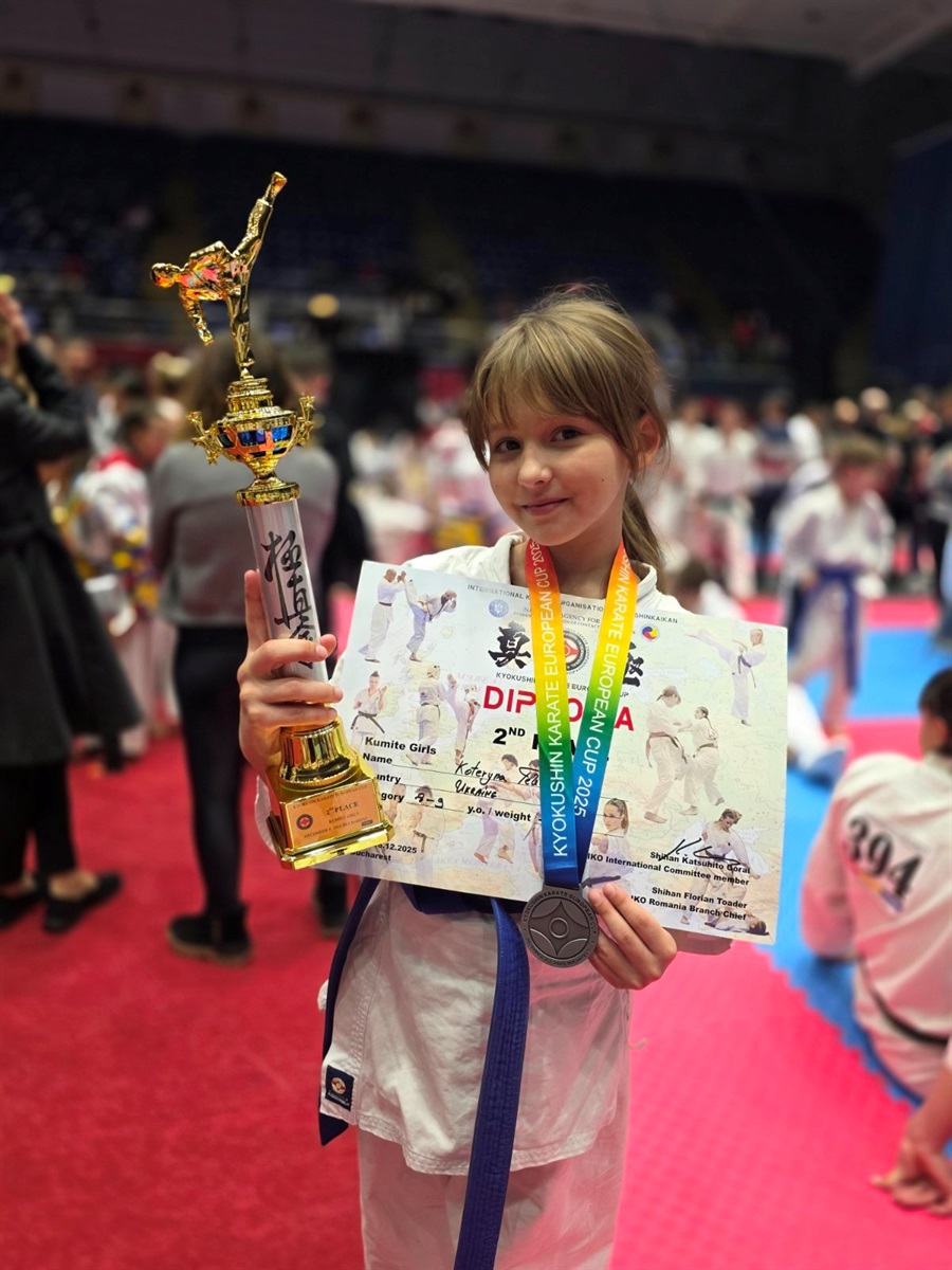 Три медалі на Кубку Європи: первомайські каратисти повернулись з Румунії