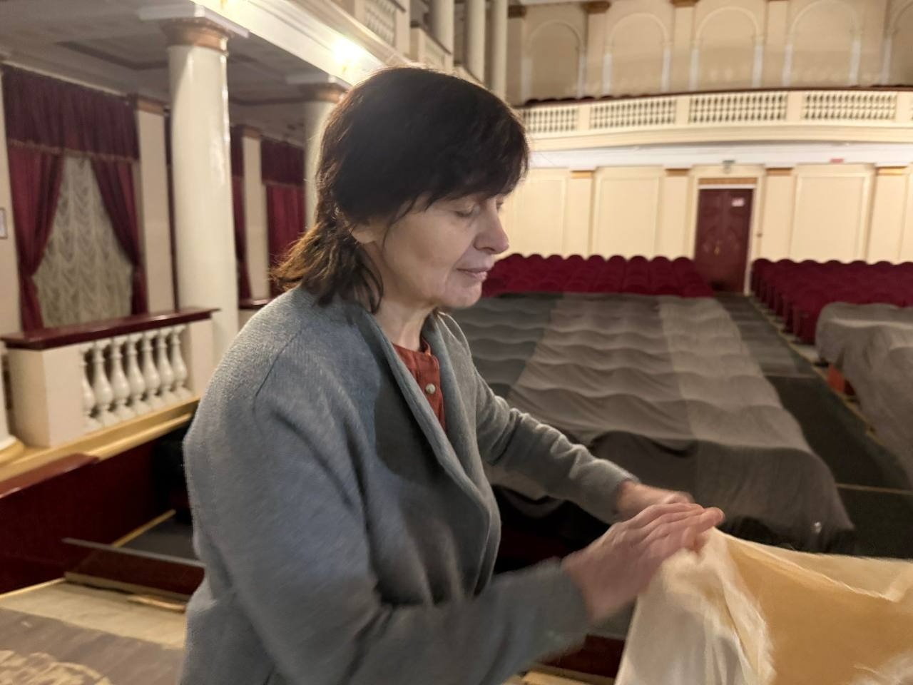 Огорнуті пам’яттю: у Первомайську відбувся перформанс «Захищені» Галини Андрусенко