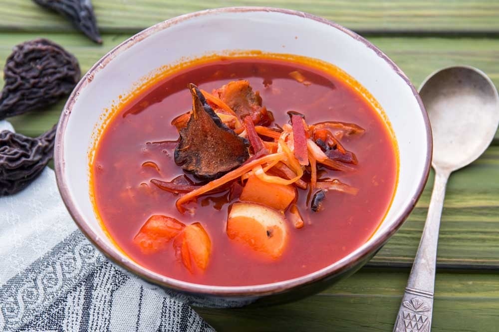 Борщ з грушами