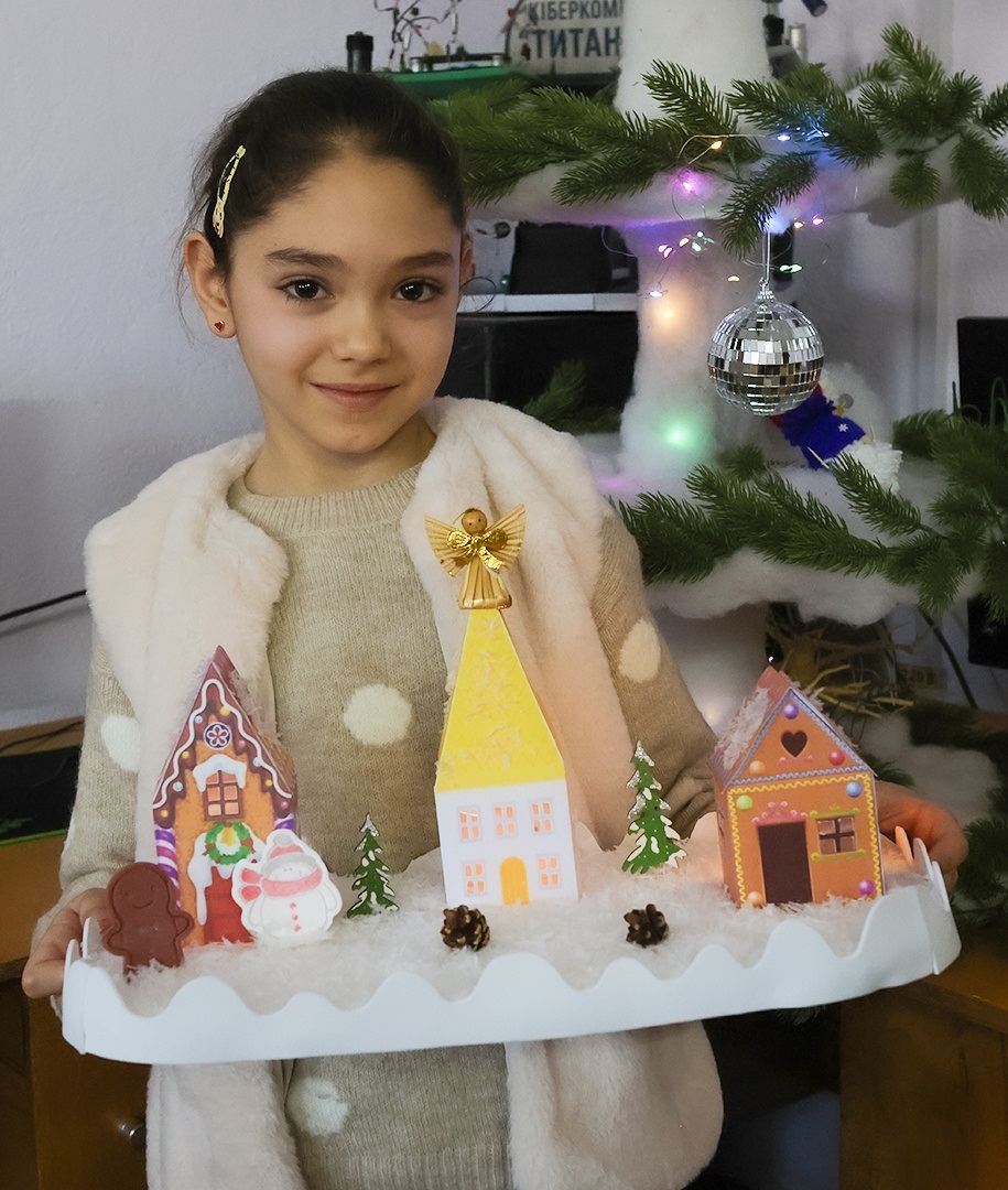Марія Ігнатьєва. ІІІ місце — «Різдвяна казка пряникового містечка»